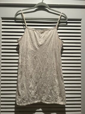 J. Jill Cream Sleeveless Spaghetti strap short